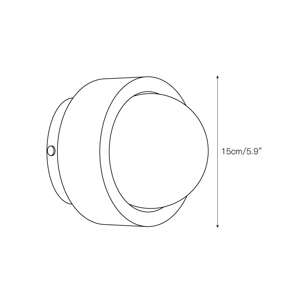 Carinor Modern Minimalist Travertine Wall Lamp - Letslighting