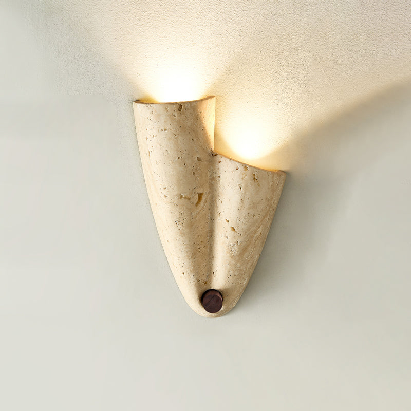 Vidoros Modern Minimalist Travertine Wall Lamp - Letslighting