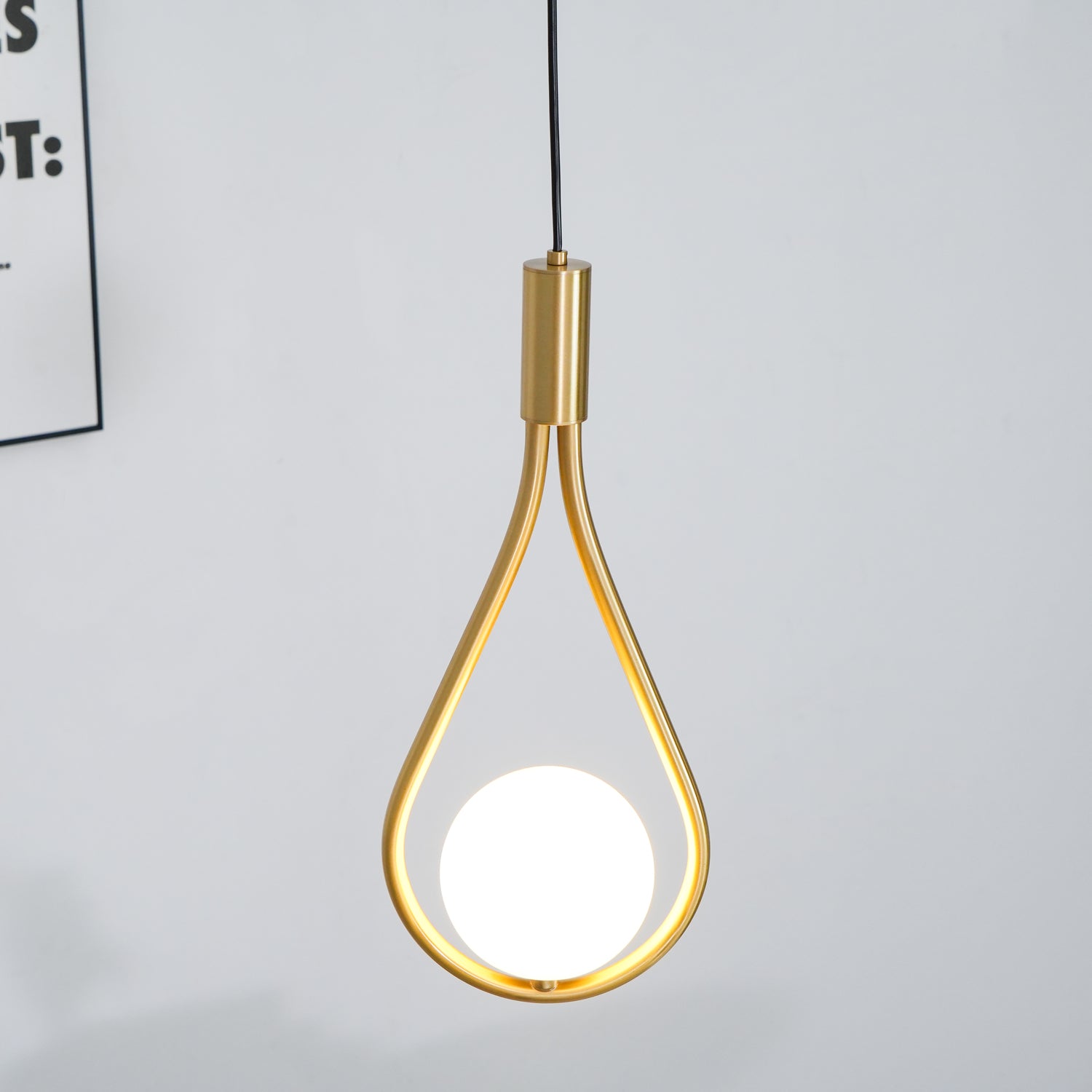Droplet Modern Brass Pendant Light - Letslighting