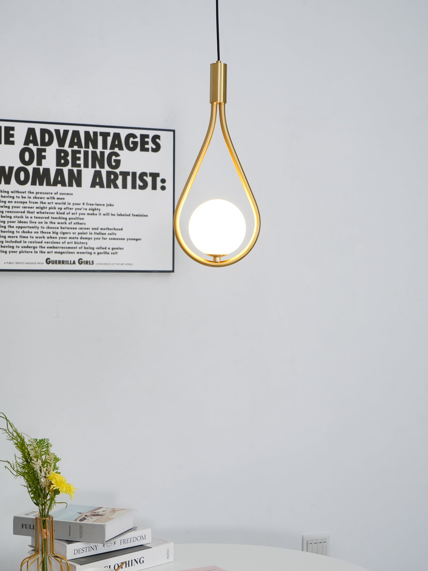 Droplet Modern Brass Pendant Light - Letslighting