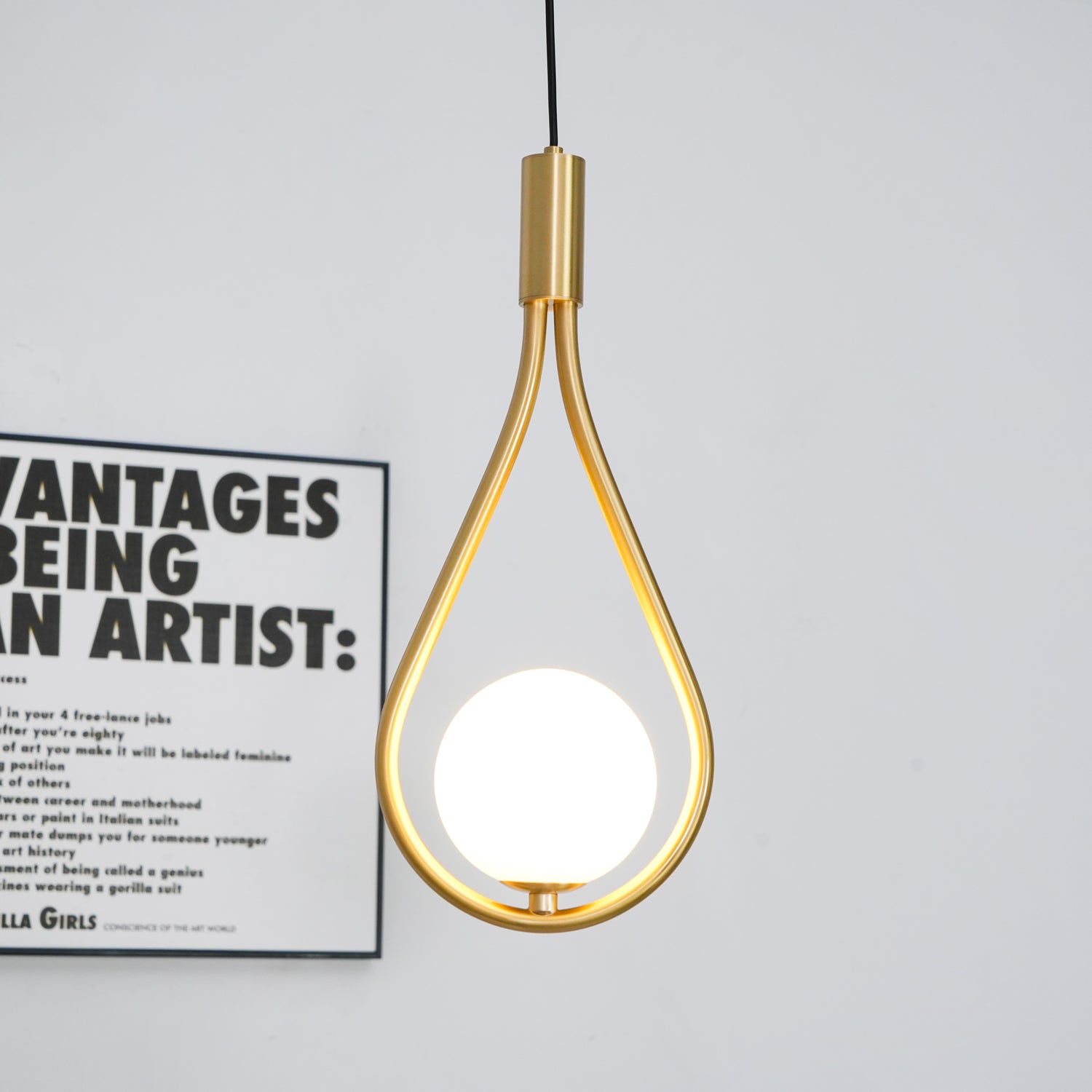 Droplet Modern Brass Pendant Light - Letslighting