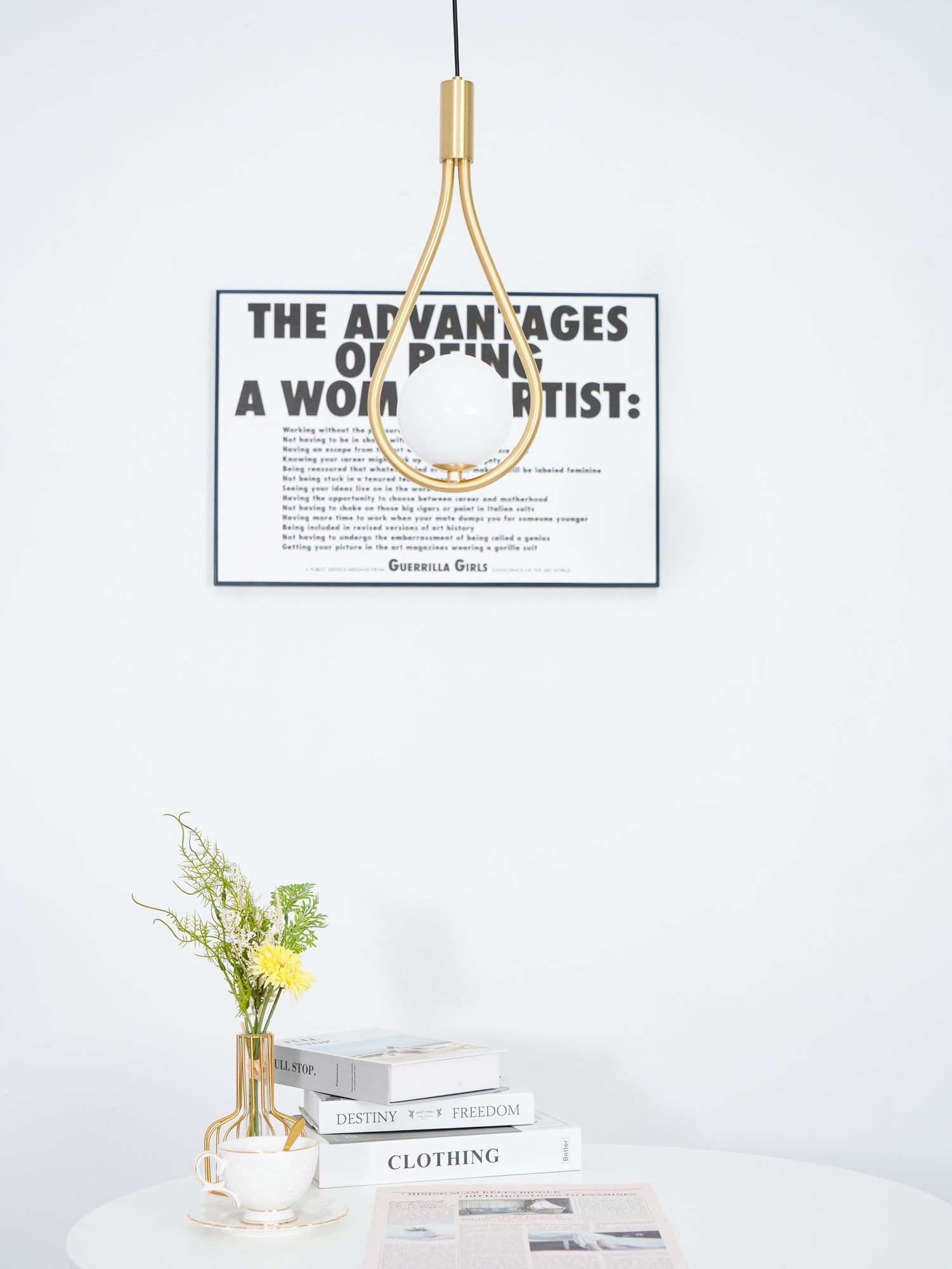 Droplet Modern Brass Pendant Light - Letslighting