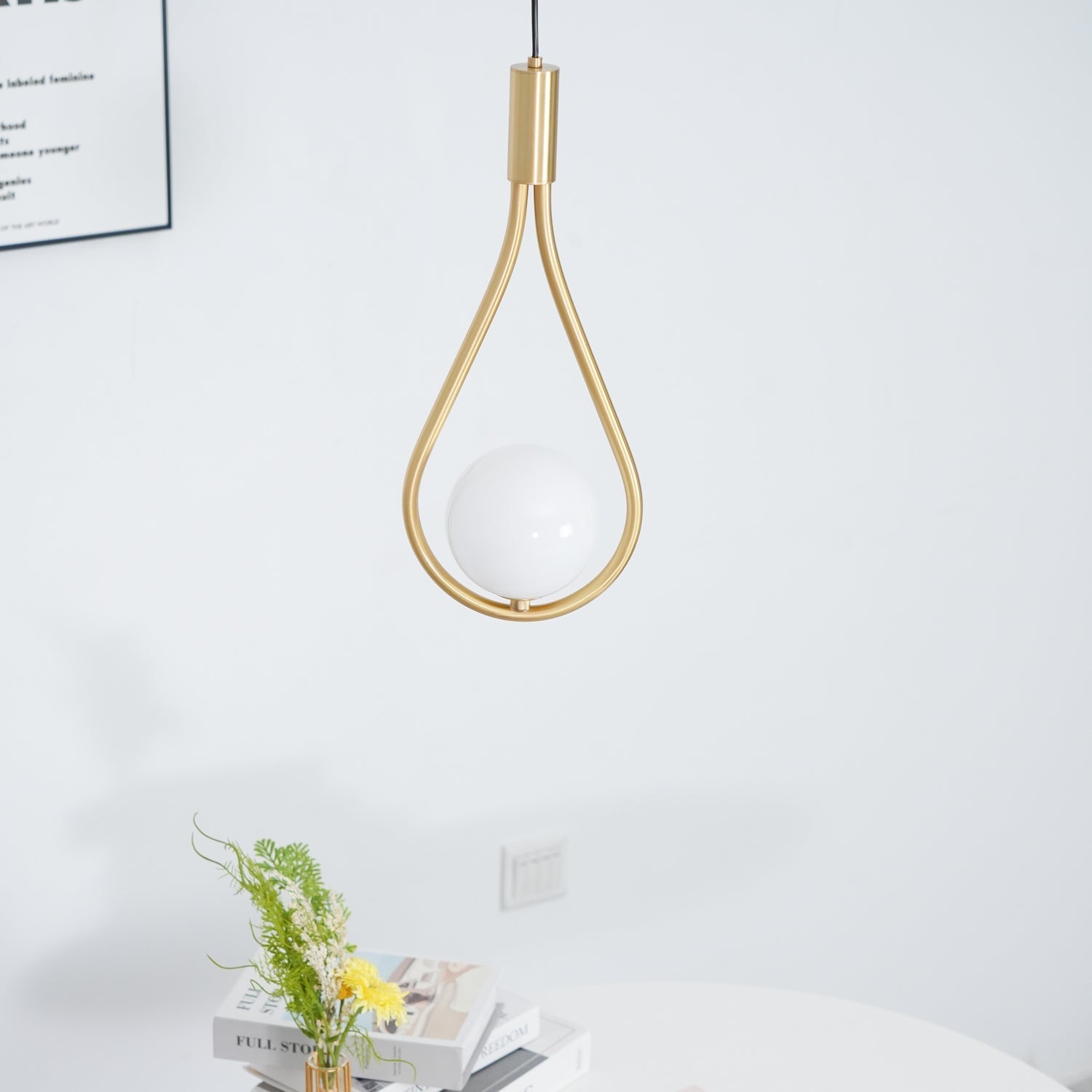 Droplet Modern Brass Pendant Light - Letslighting