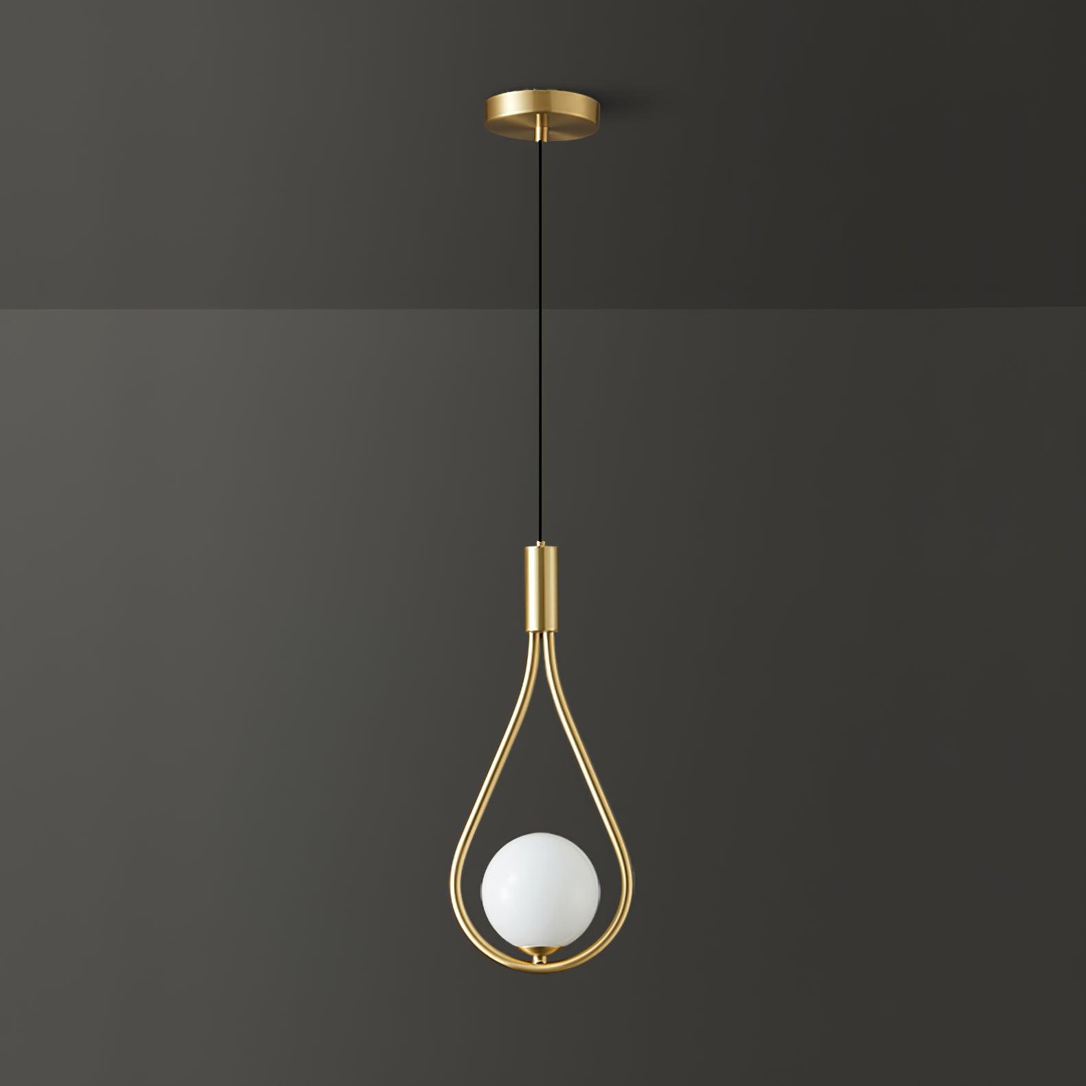 Droplet Modern Brass Pendant Light - Letslighting