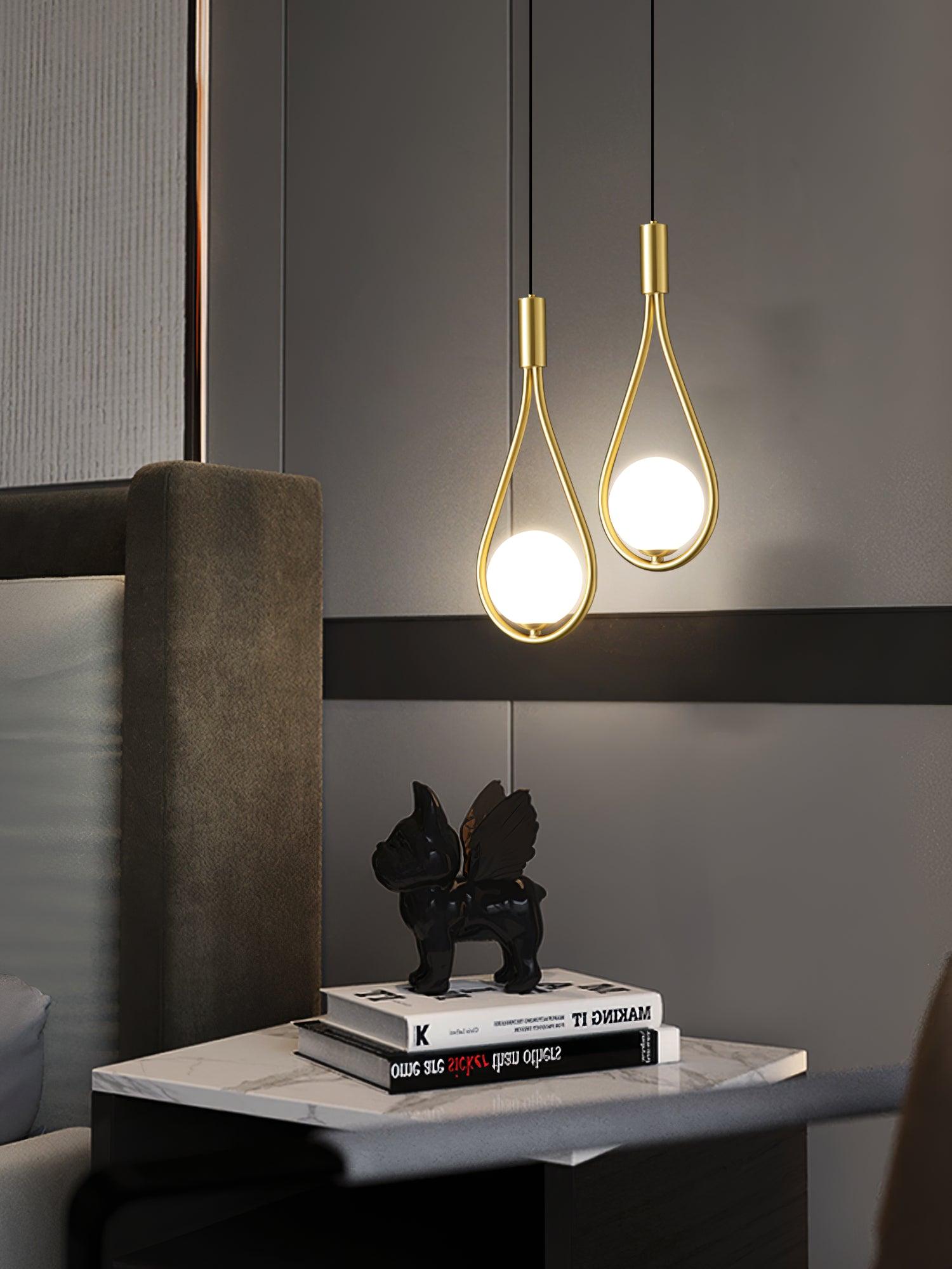 Droplet Modern Brass Pendant Light - Letslighting