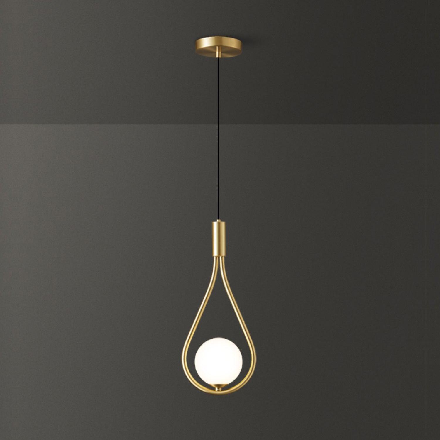 Droplet Modern Brass Pendant Light - Letslighting