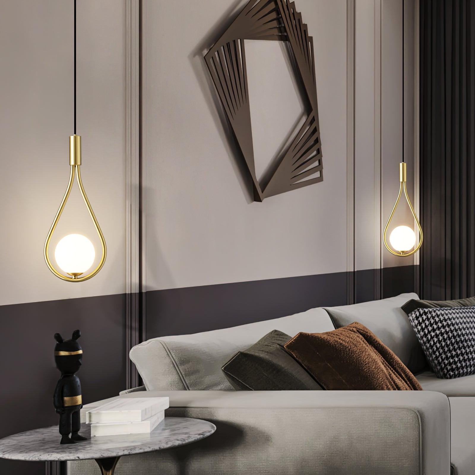 Droplet Modern Brass Pendant Light - Letslighting