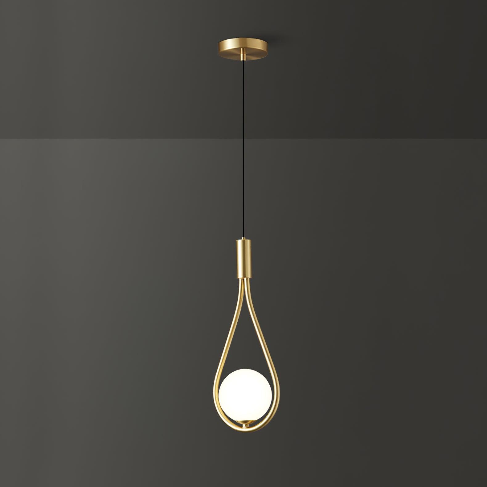 Droplet Modern Brass Pendant Light - Letslighting