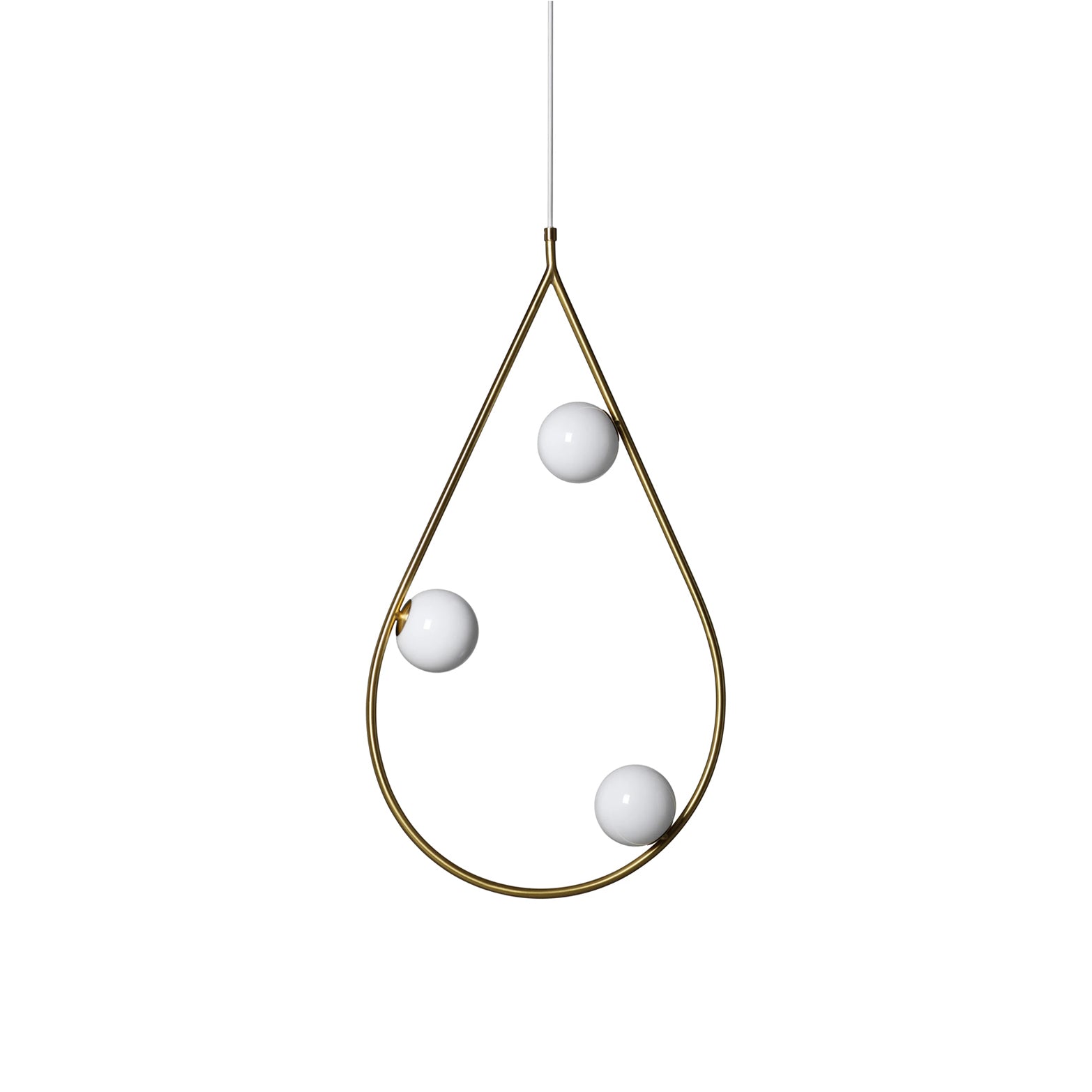 Ertheion Modern Minimalist Pearls Brass Glass Pendant Lamp - Letslighting