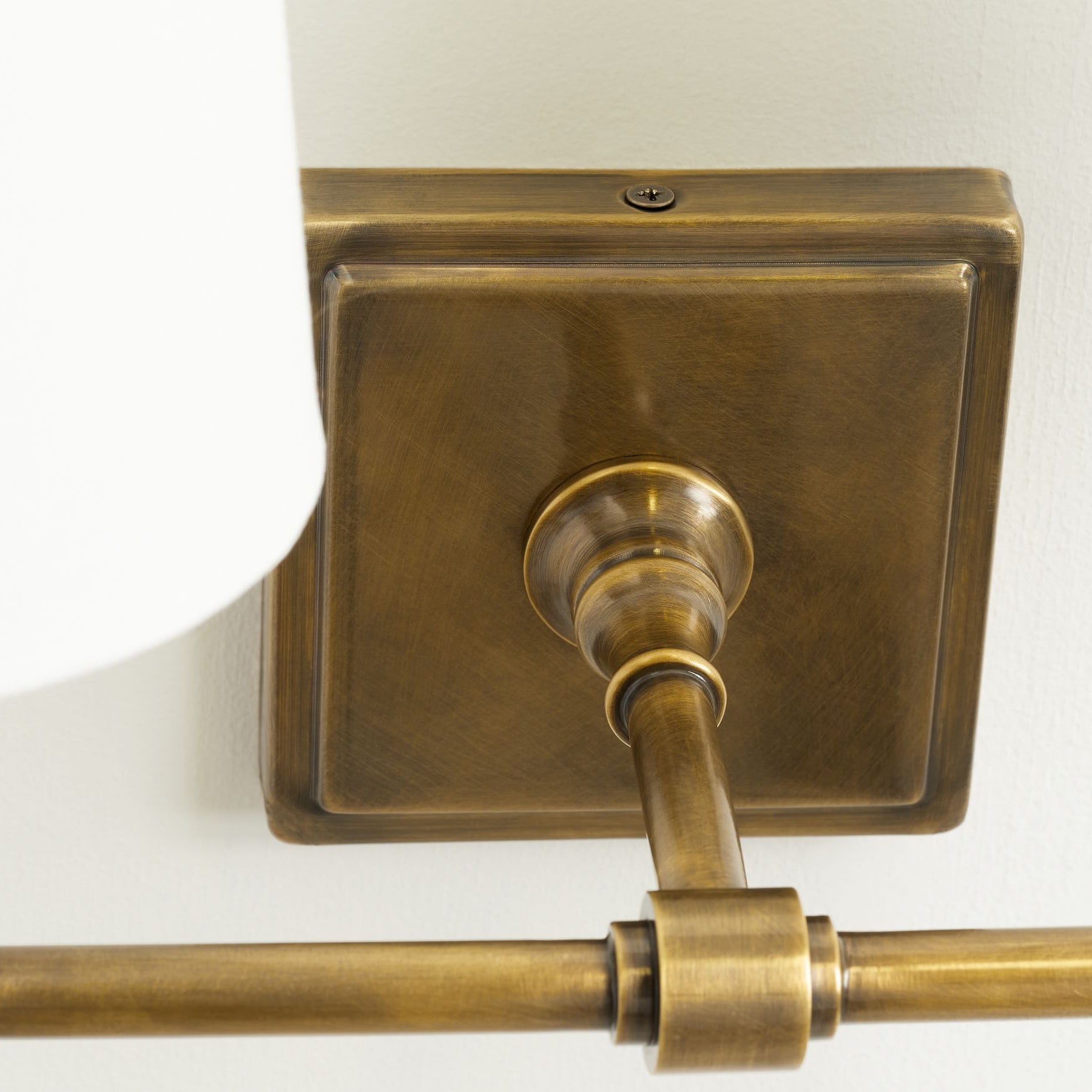 Vicarara Vintage Industrial Brass Fabric Wall Lamp - Letslighting