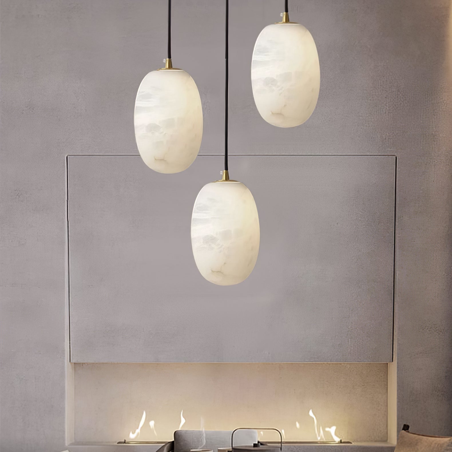 Vevelila Alabaster Pendant Light - Letslighting