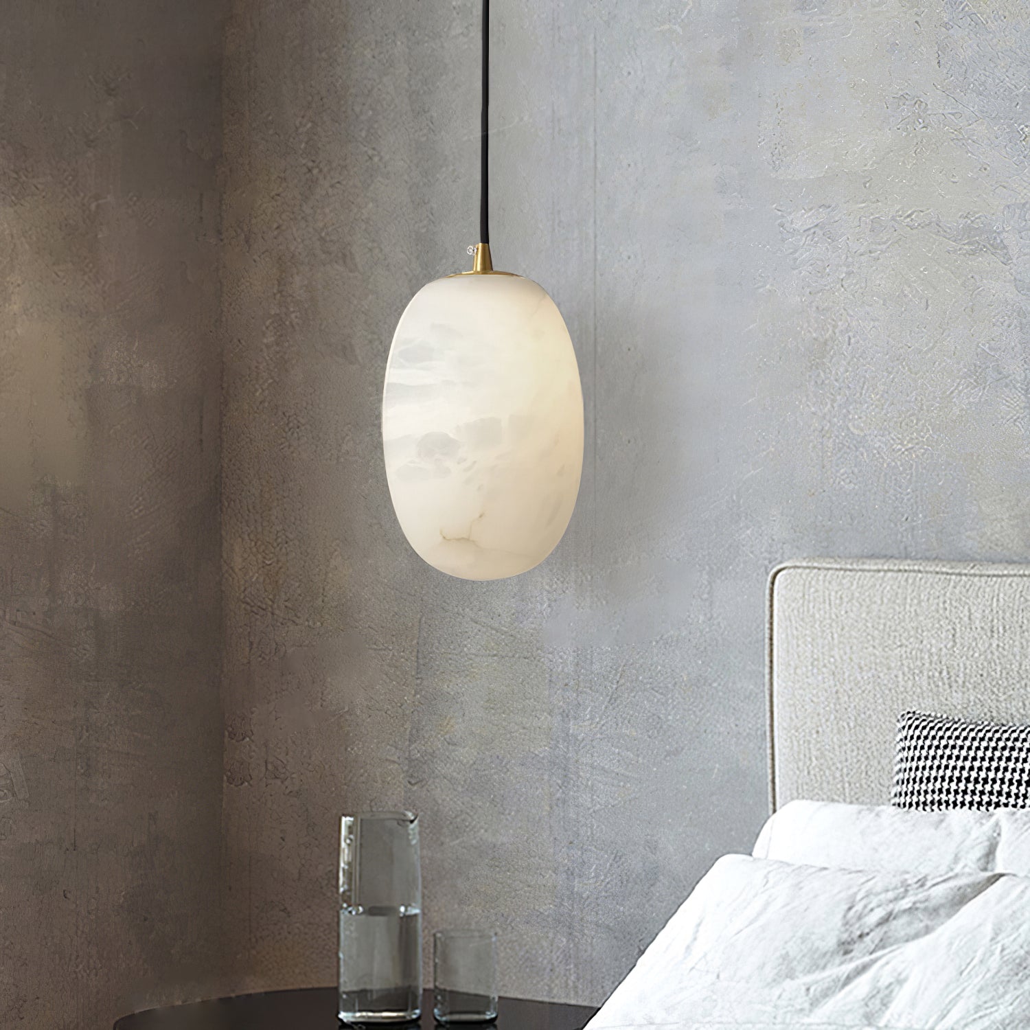 Vevelila Alabaster Pendant Light - Letslighting