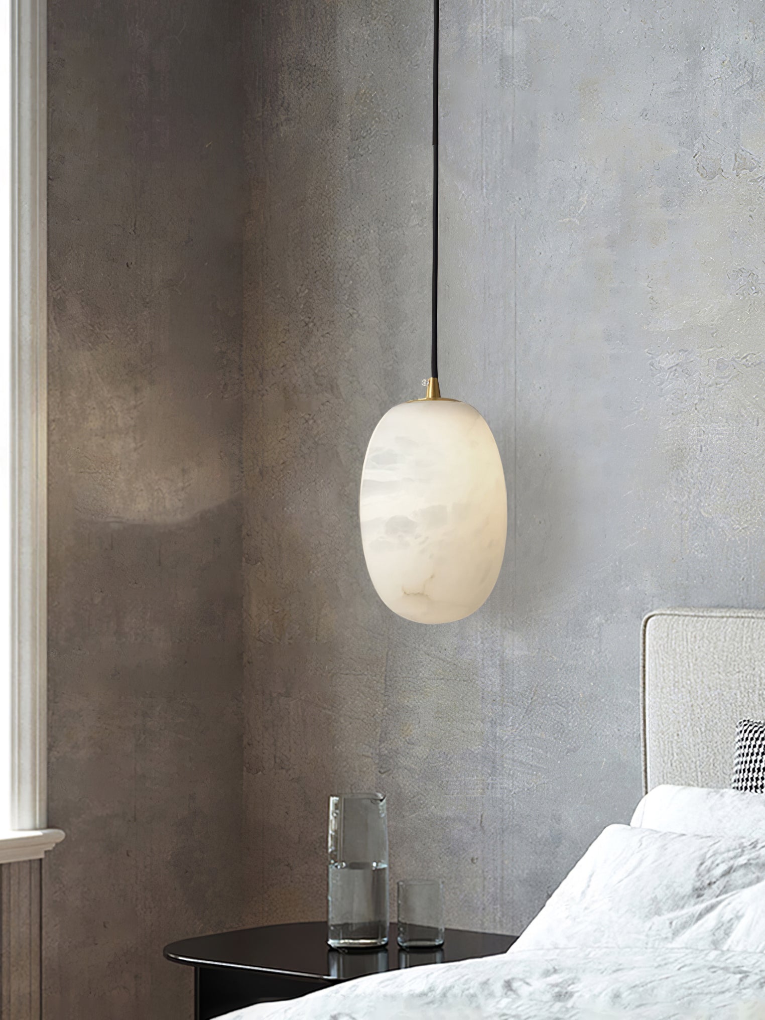 Vevelila Alabaster Pendant Light - Letslighting