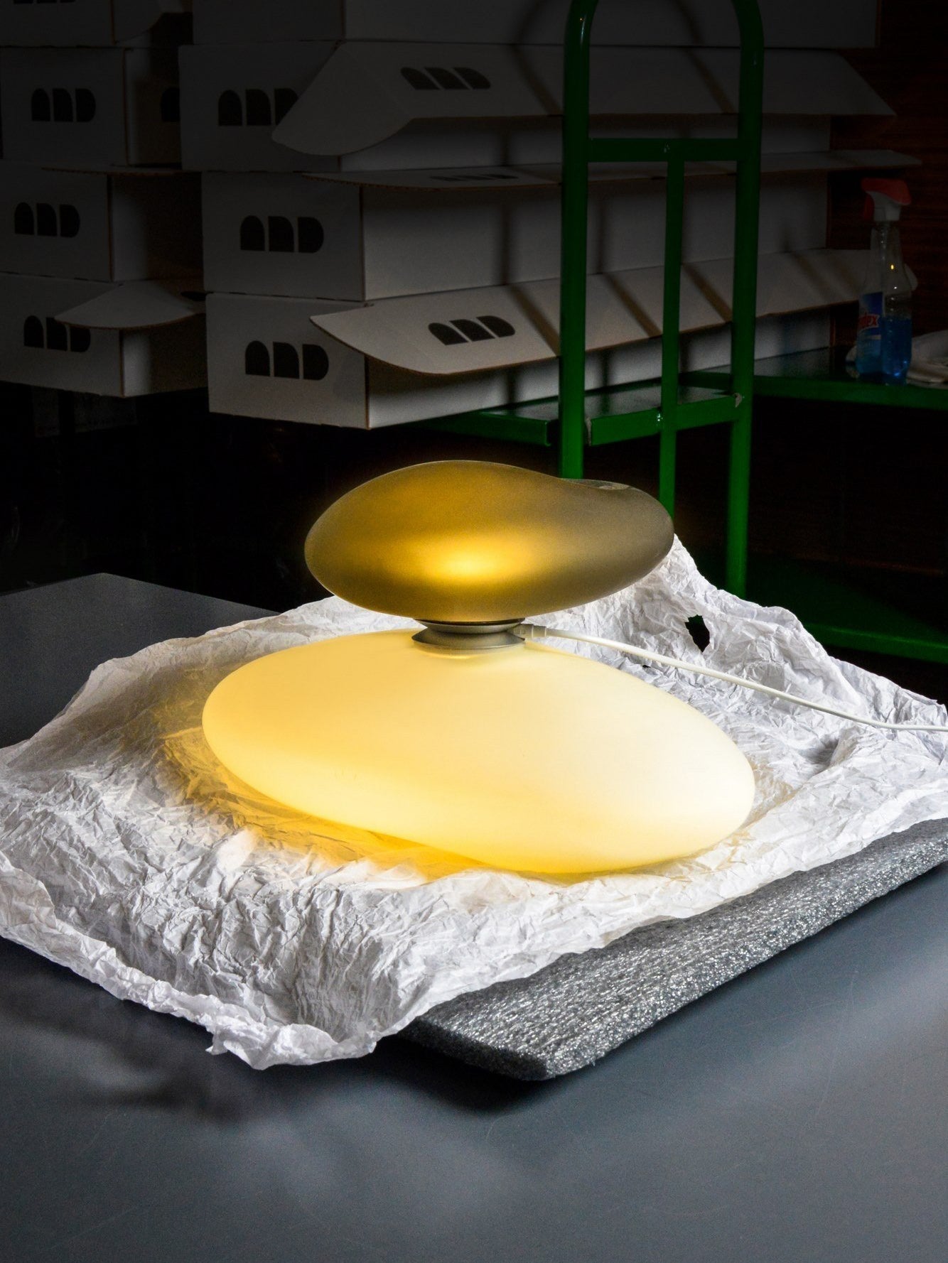 Eclipse Frosted Glass Pendant Light - Letslighting