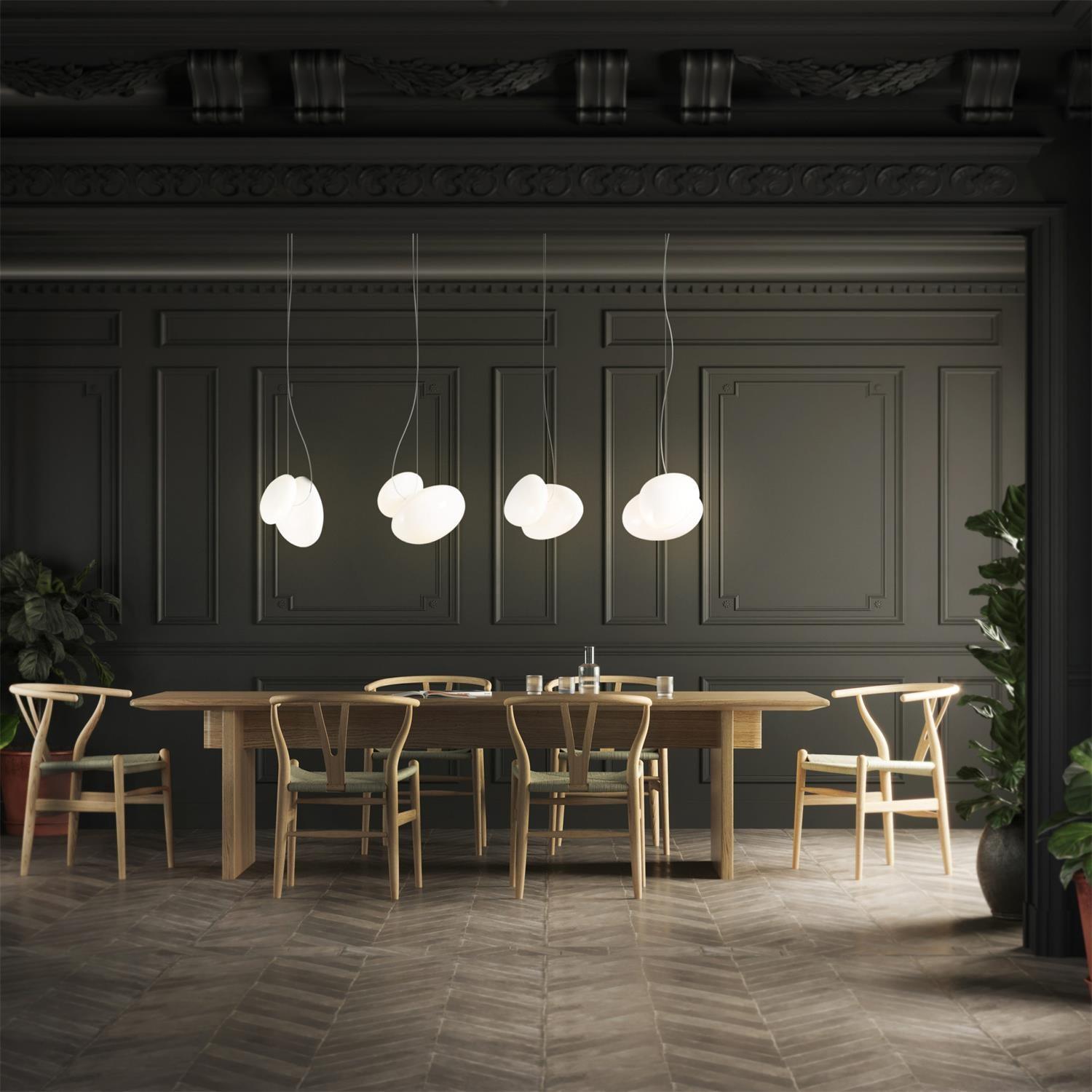 Eclipse Frosted Glass Pendant Light - Letslighting