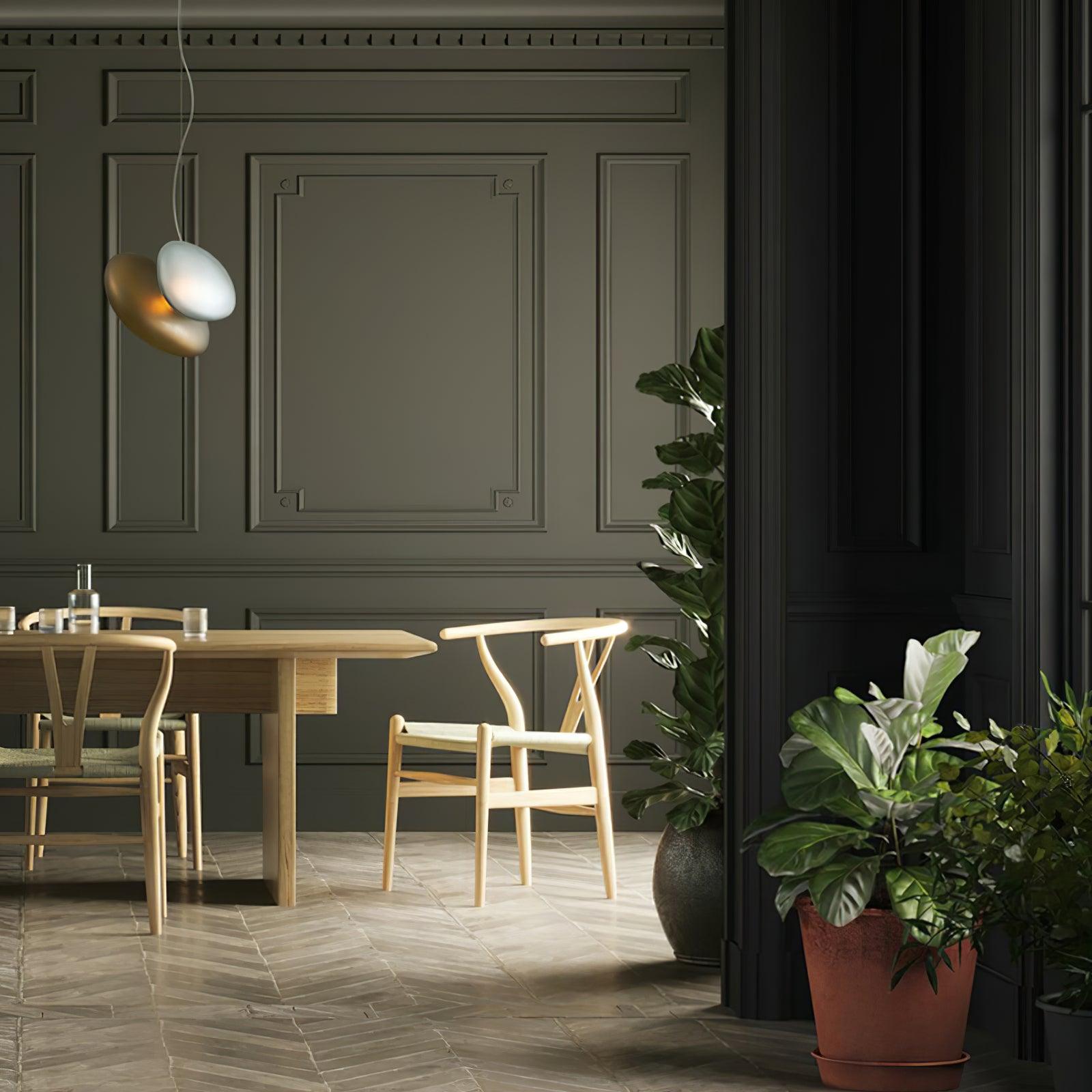 Eclipse Frosted Glass Pendant Light - Letslighting