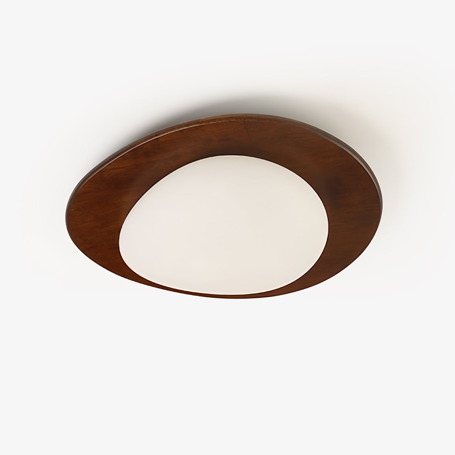 Lustra Ceiling Light Wooden Walnut Pebble - Letslighting