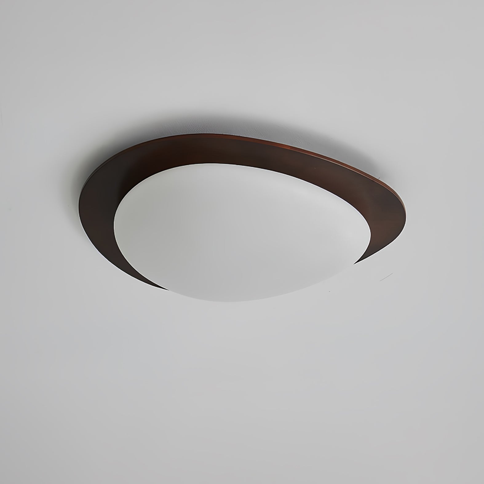 Lustra Ceiling Light Wooden Walnut Pebble - Letslighting