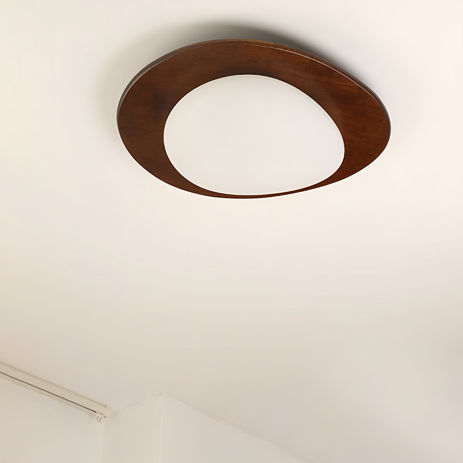 Lustra Ceiling Light Wooden Walnut Pebble - Letslighting