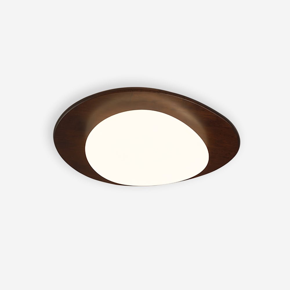 Lustra Ceiling Light Wooden Walnut Pebble - Letslighting