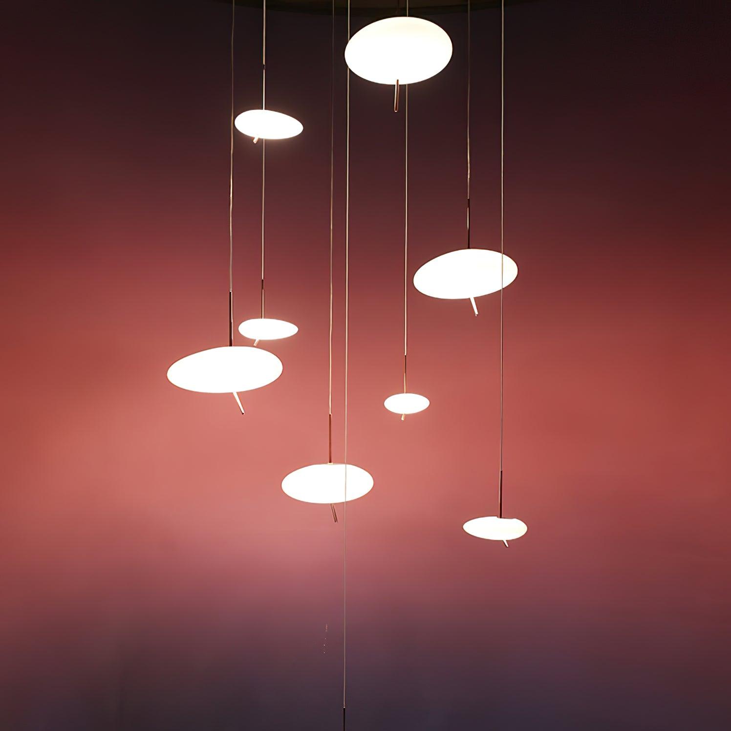 Valentina Rose Gold Pebble Pendant Light - Letslighting