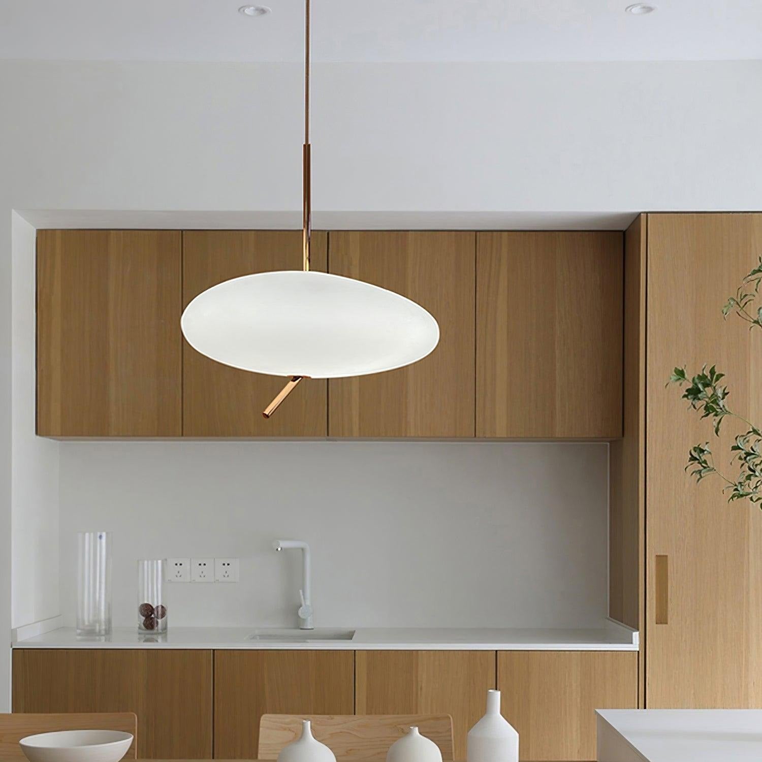 Valentina Rose Gold Pebble Pendant Light - Letslighting