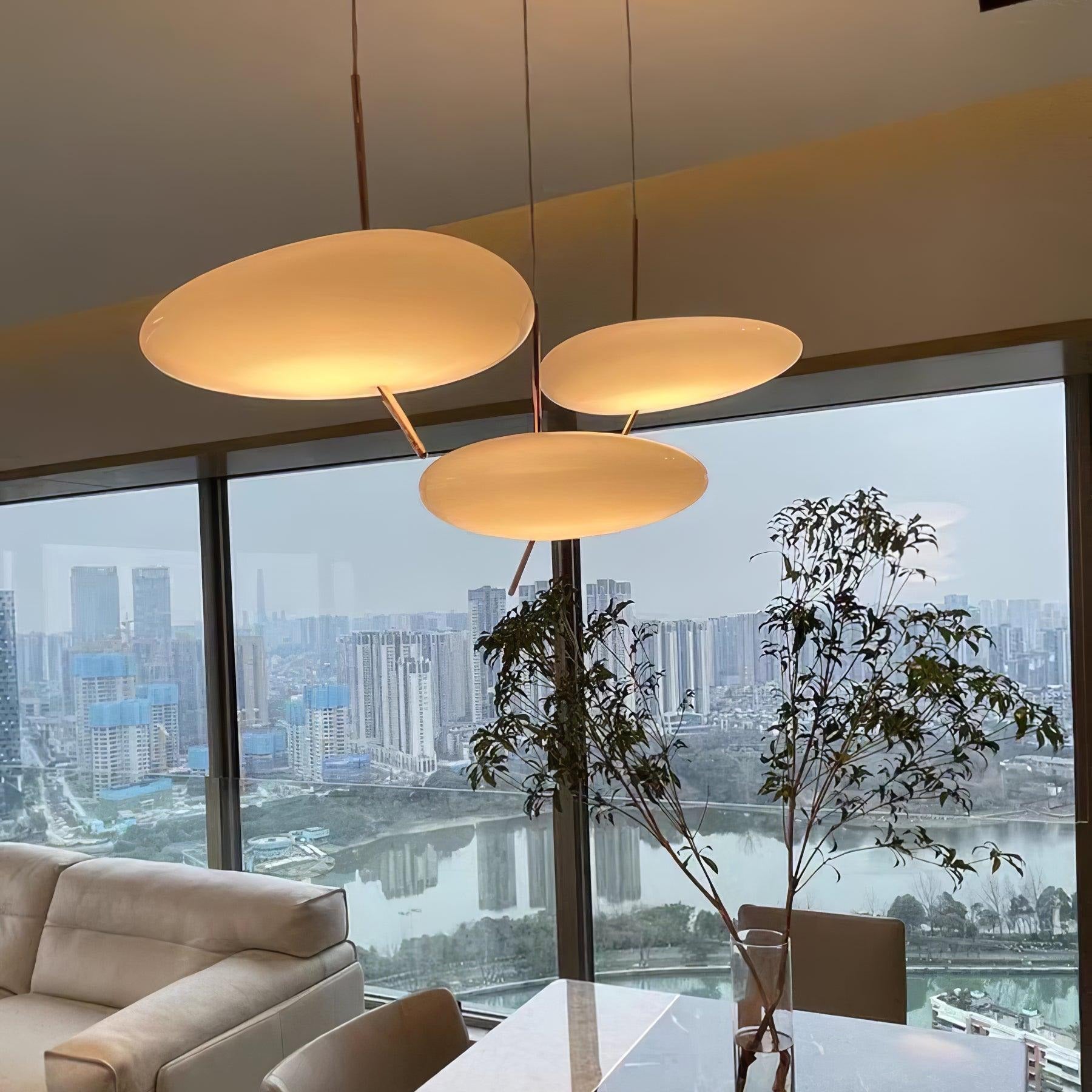 Valentina Rose Gold Pebble Pendant Light - Letslighting