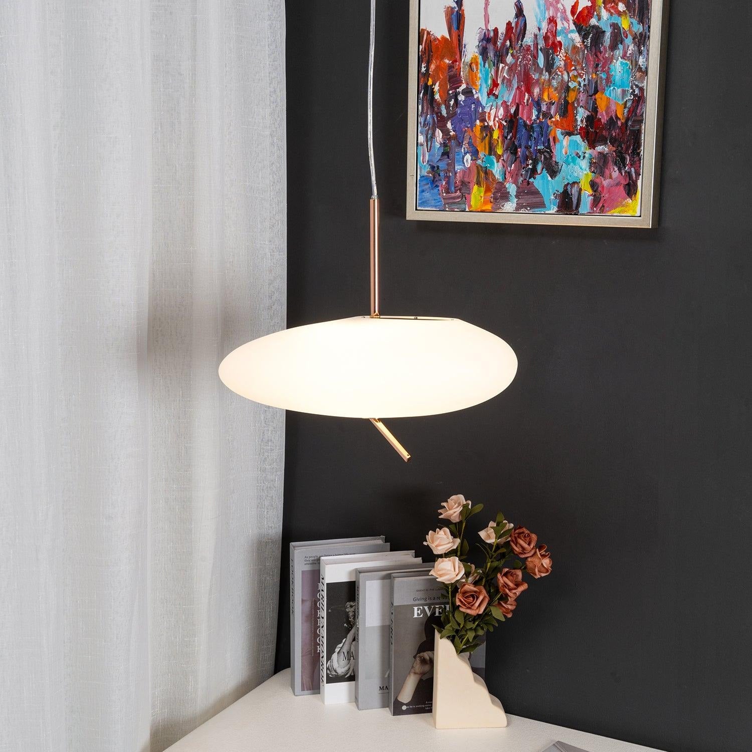 Valentina Rose Gold Pebble Pendant Light - Letslighting