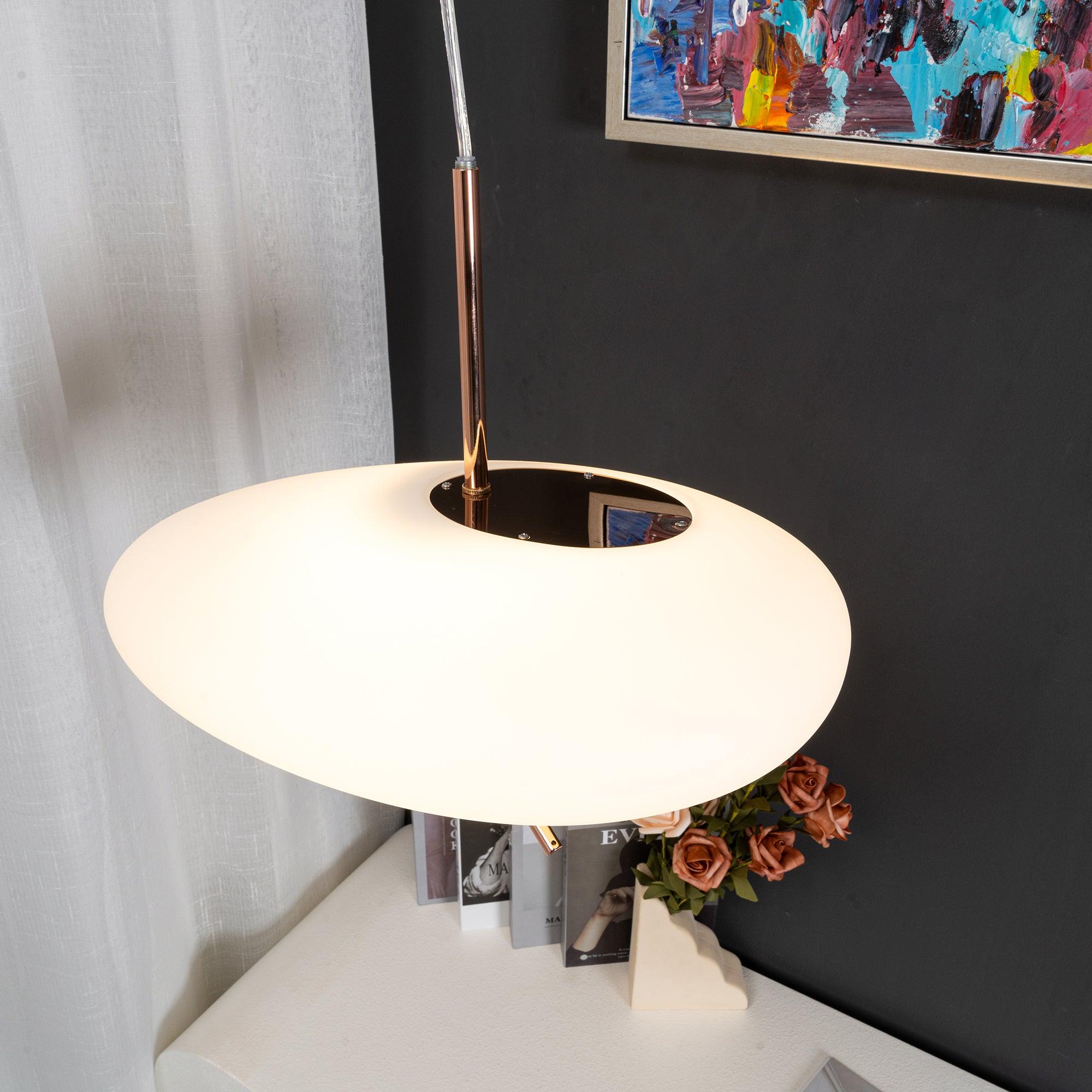 Valentina Rose Gold Pebble Pendant Light - Letslighting