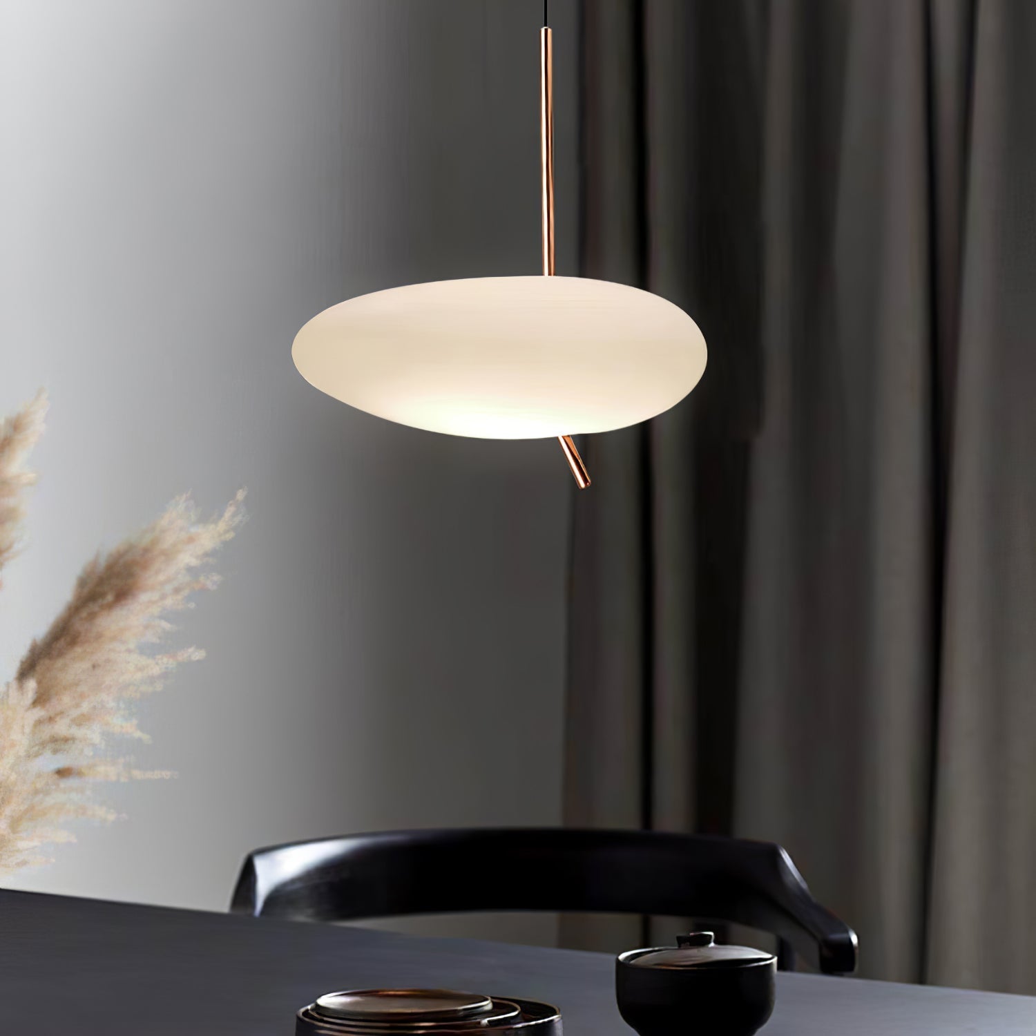 Valentina Rose Gold Pebble Pendant Light - Letslighting