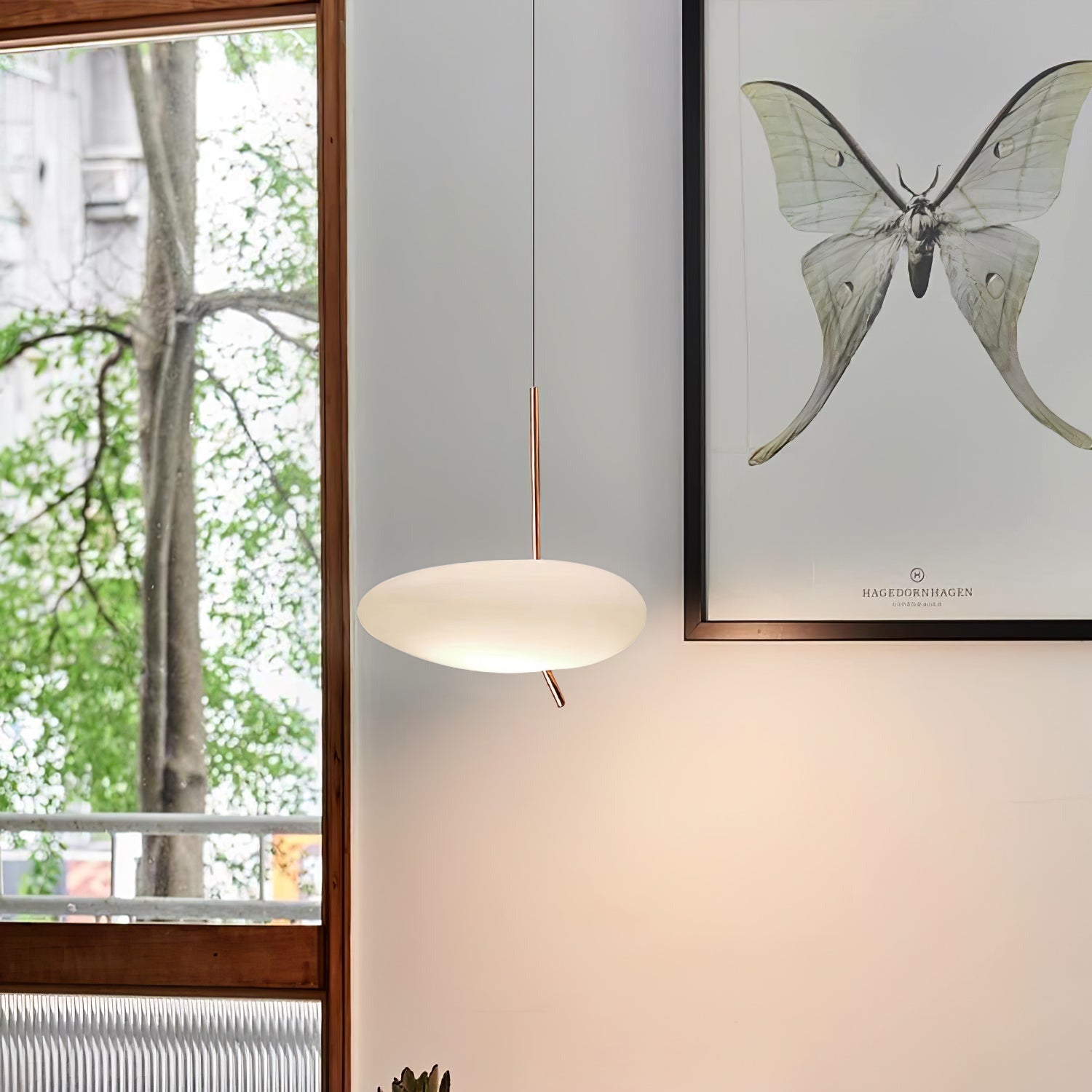 Valentina Rose Gold Pebble Pendant Light - Letslighting