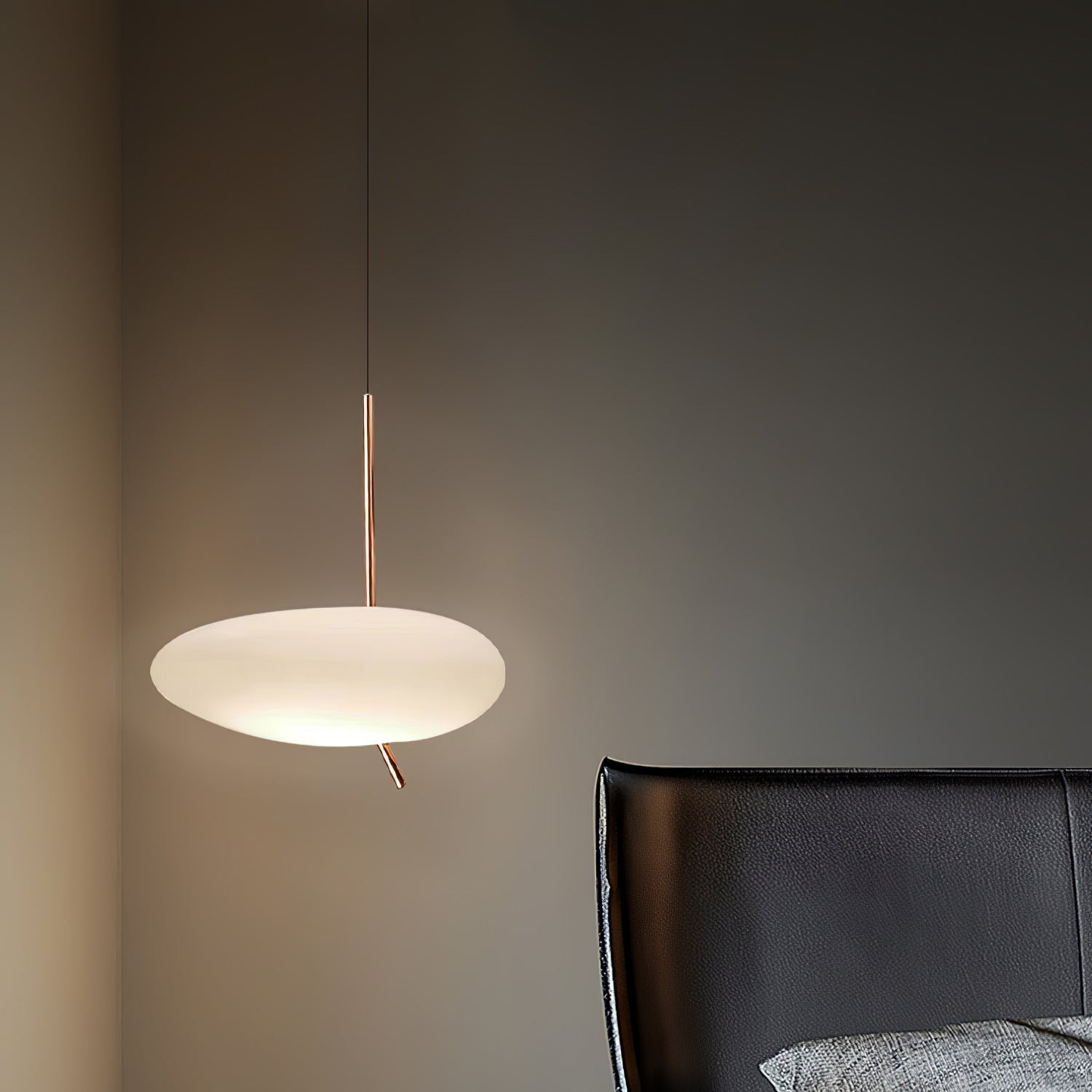 Valentina Rose Gold Pebble Pendant Light - Letslighting