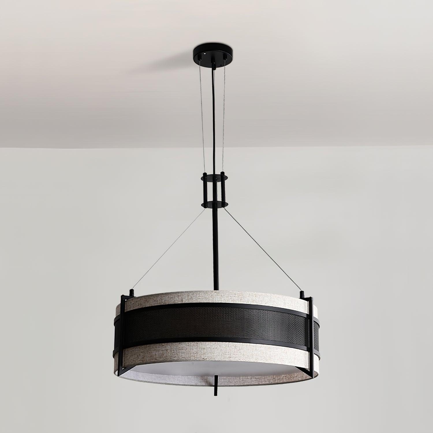 Lustra Chandelier Pedesina Black Mesh LED - Letslighting
