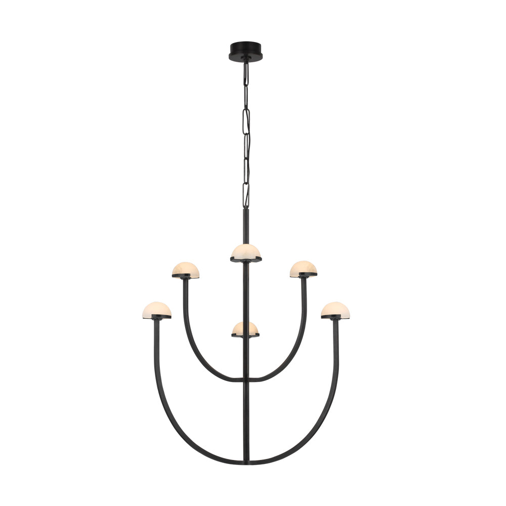 Pedra Chandelier Minimalist Arc Geometry - Letslighting