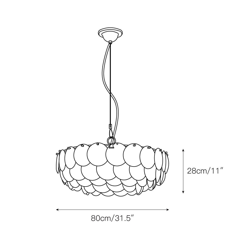 Coshael Postmodern Luxury Ceramic Chandelier - Letslighting