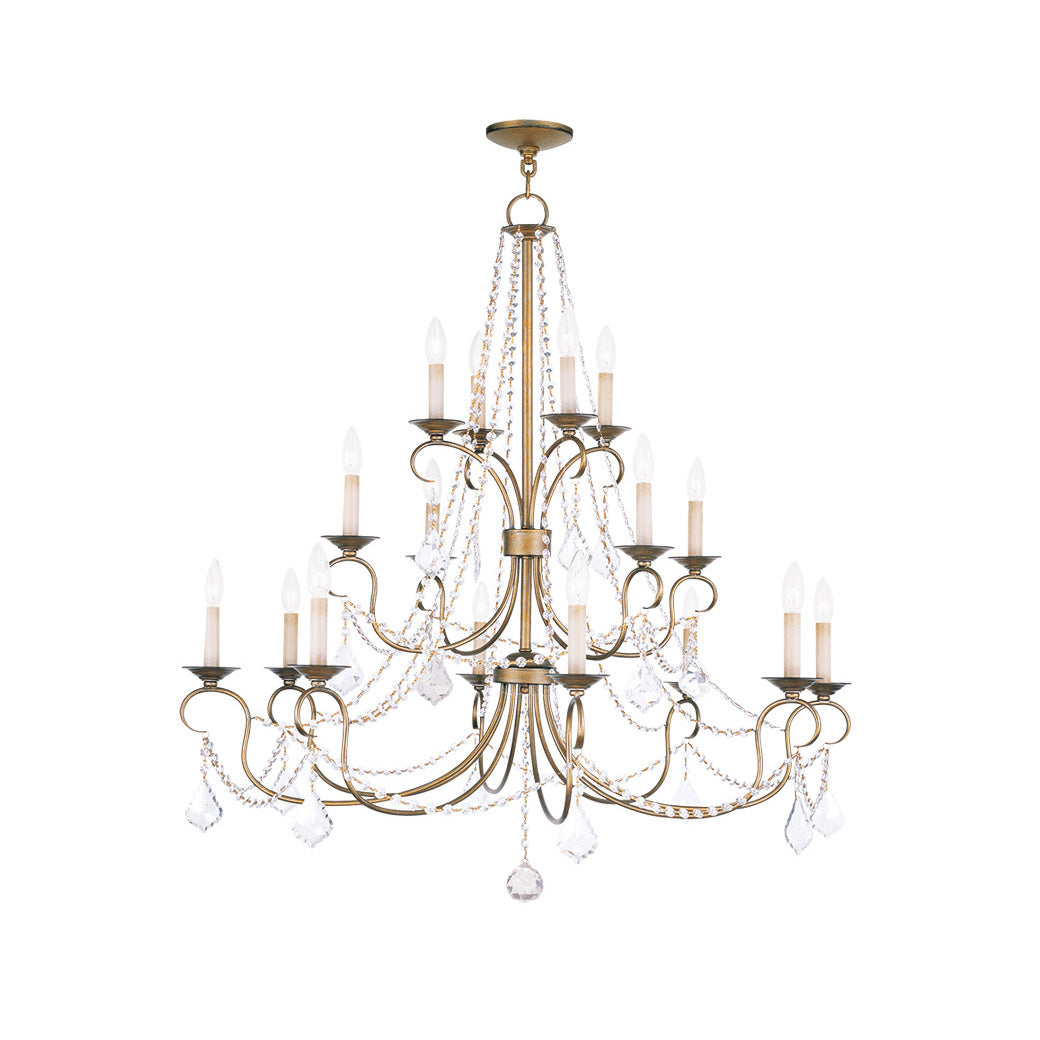 Mysorarae Postmodern Luxury Brass Crystal Chandelier - Letslighting