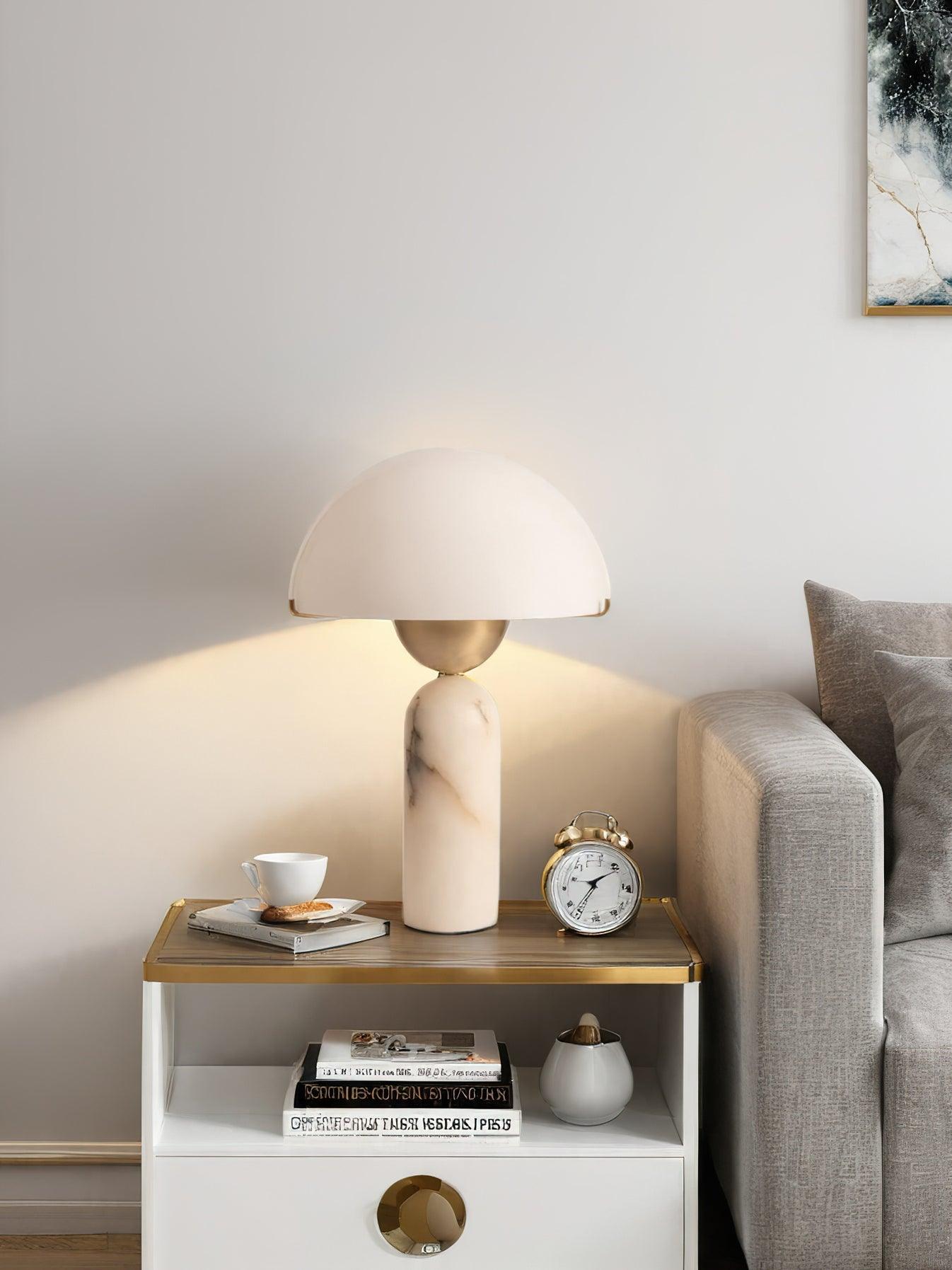 Veviniel Alabaster Table Lamp - Letslighting