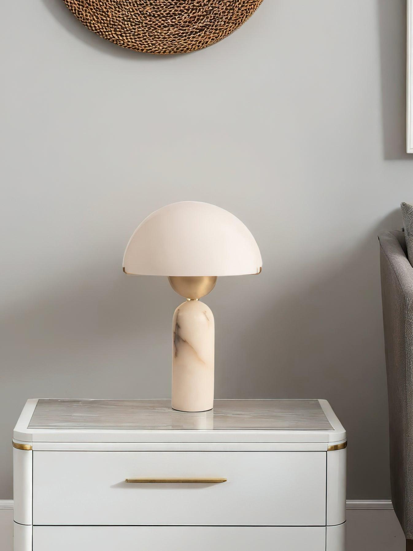 Veviniel Alabaster Table Lamp - Letslighting