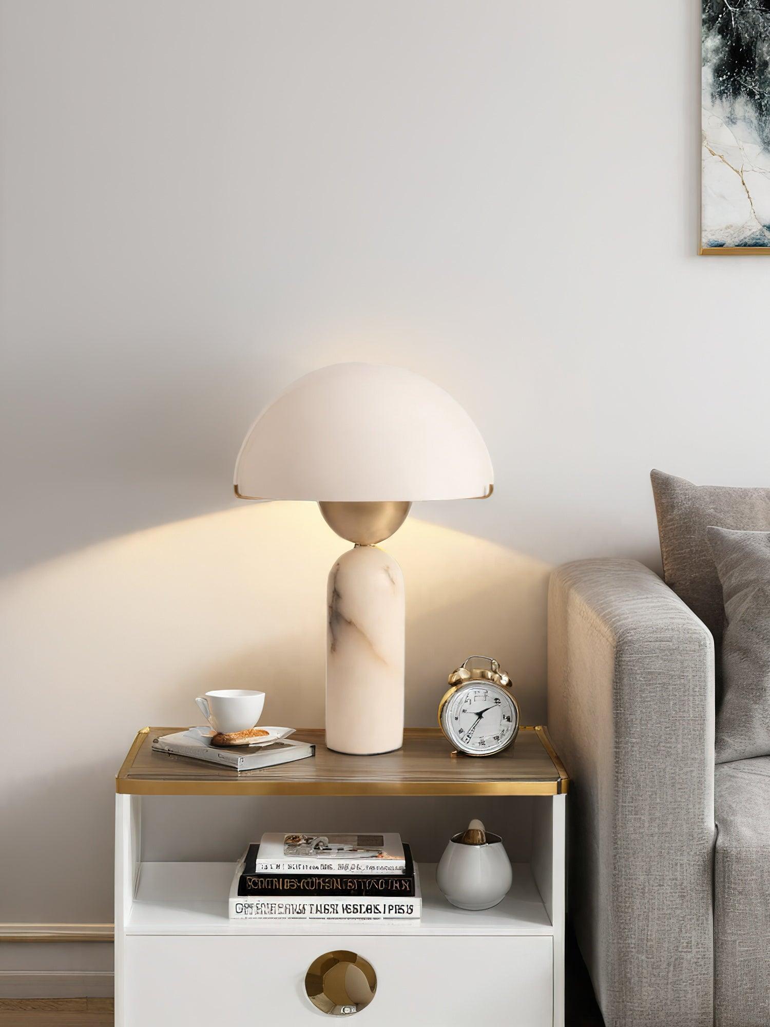 Veviniel Alabaster Table Lamp - Letslighting