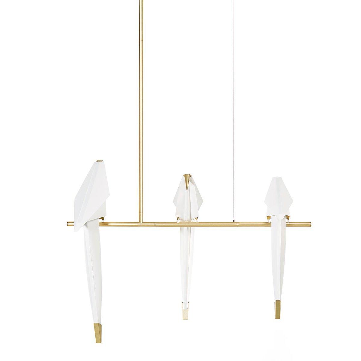 Lustra Chandelier Paper Crane Bird Sculptural LED - Letslighting