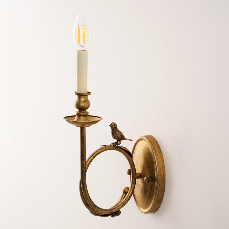 Silva Vintage Bird  Indoor Wall Sconce
