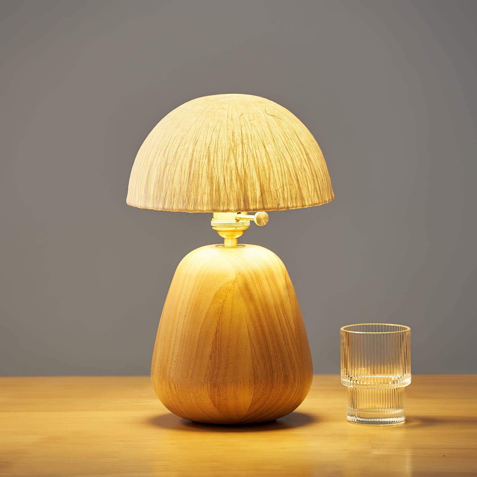 Tilia Organic Wood Table Lamp - Letslighting