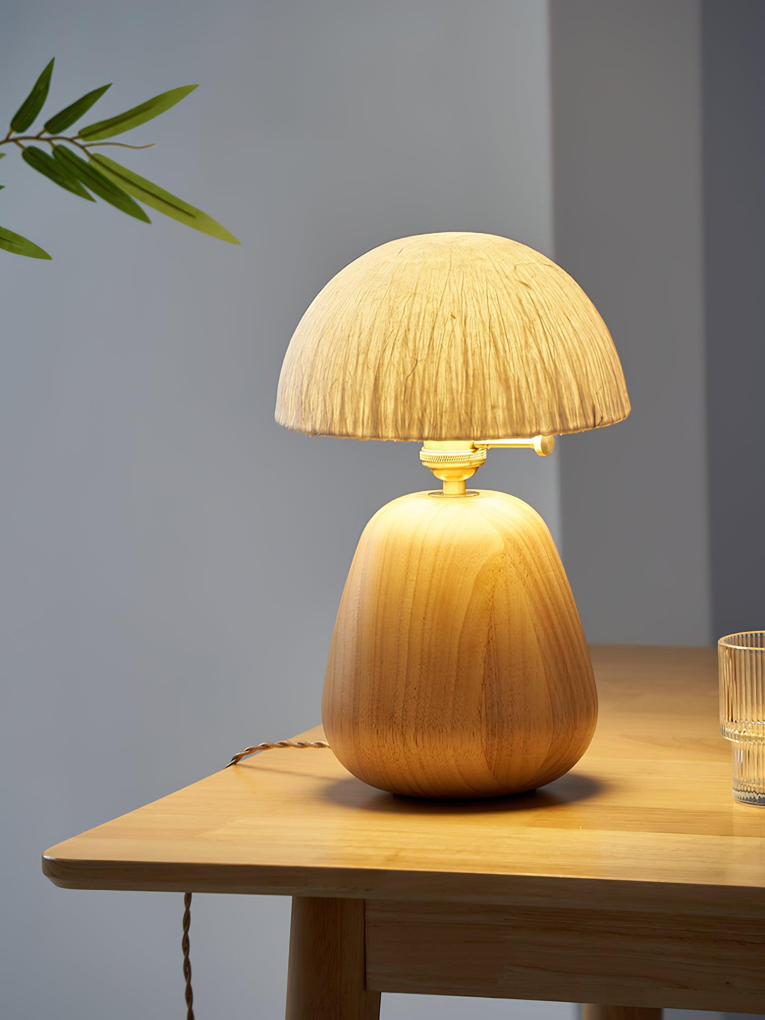 Tilia Organic Wood Table Lamp - Letslighting
