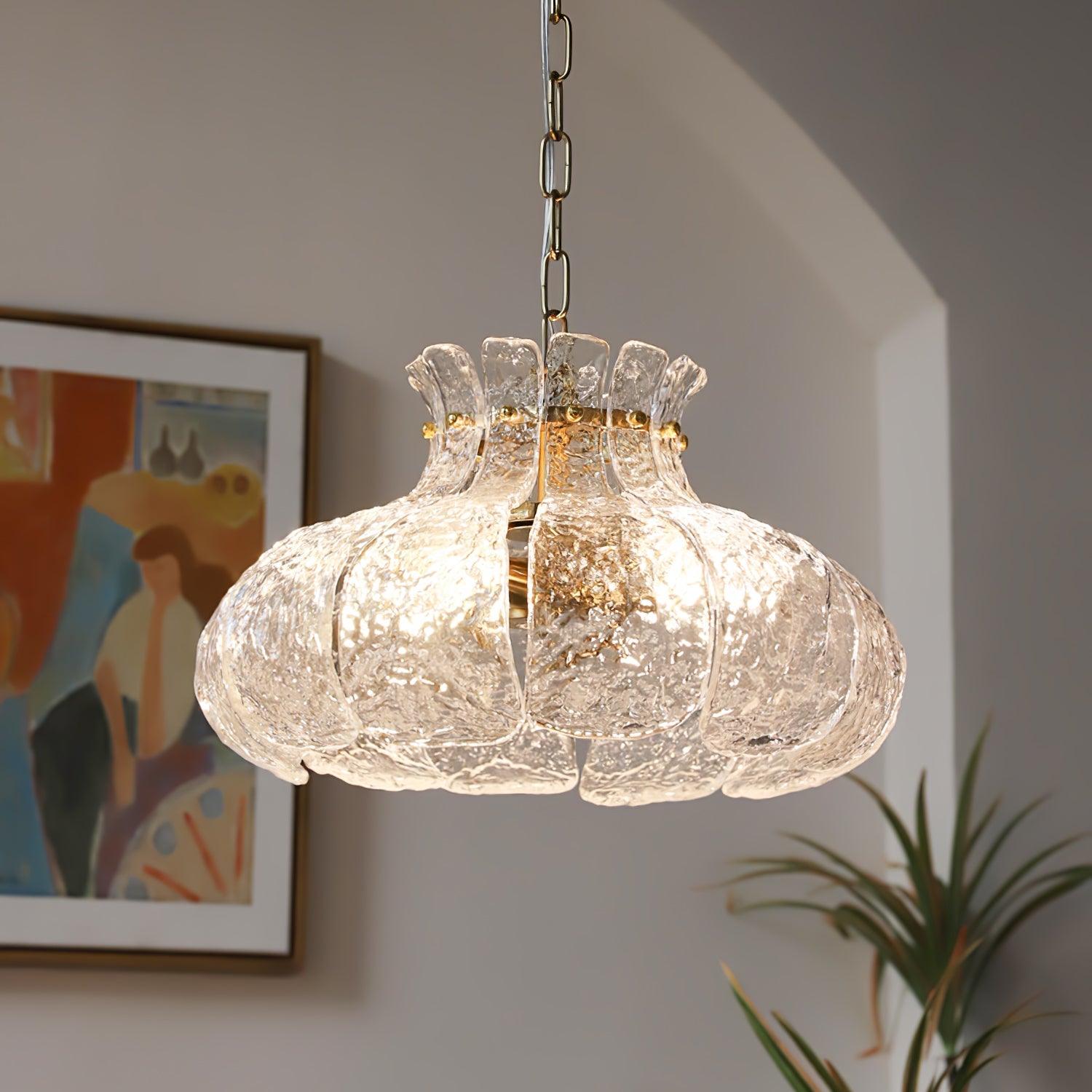 Lunace Brass & Glass Glam Pendant Light - Letslighting
