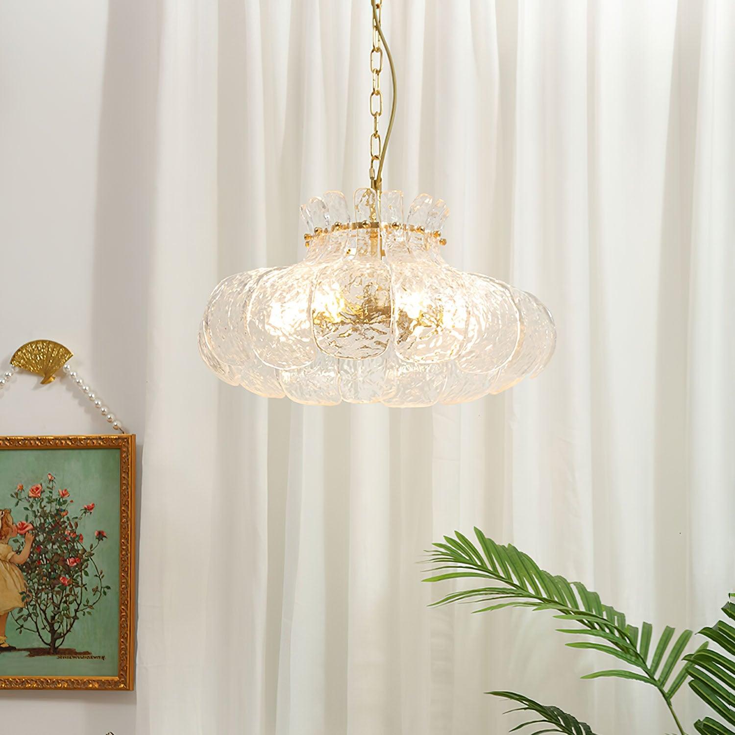 Lunace Brass & Glass Glam Pendant Light - Letslighting