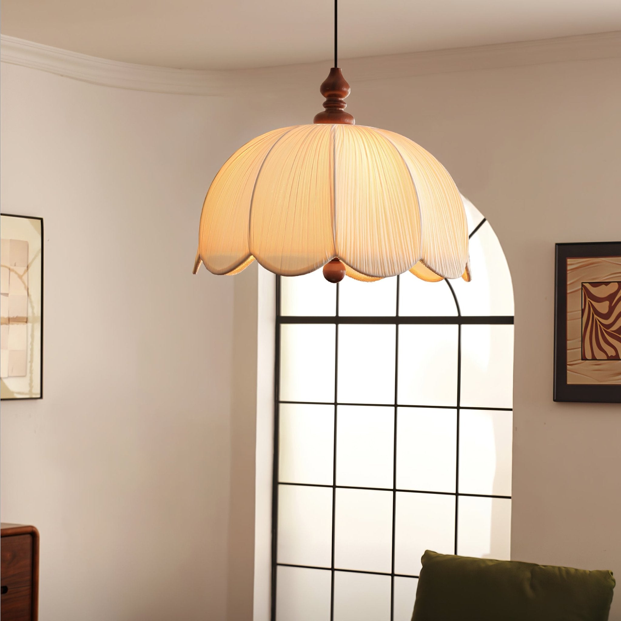 Petalora Modern Fabric Pendant Light