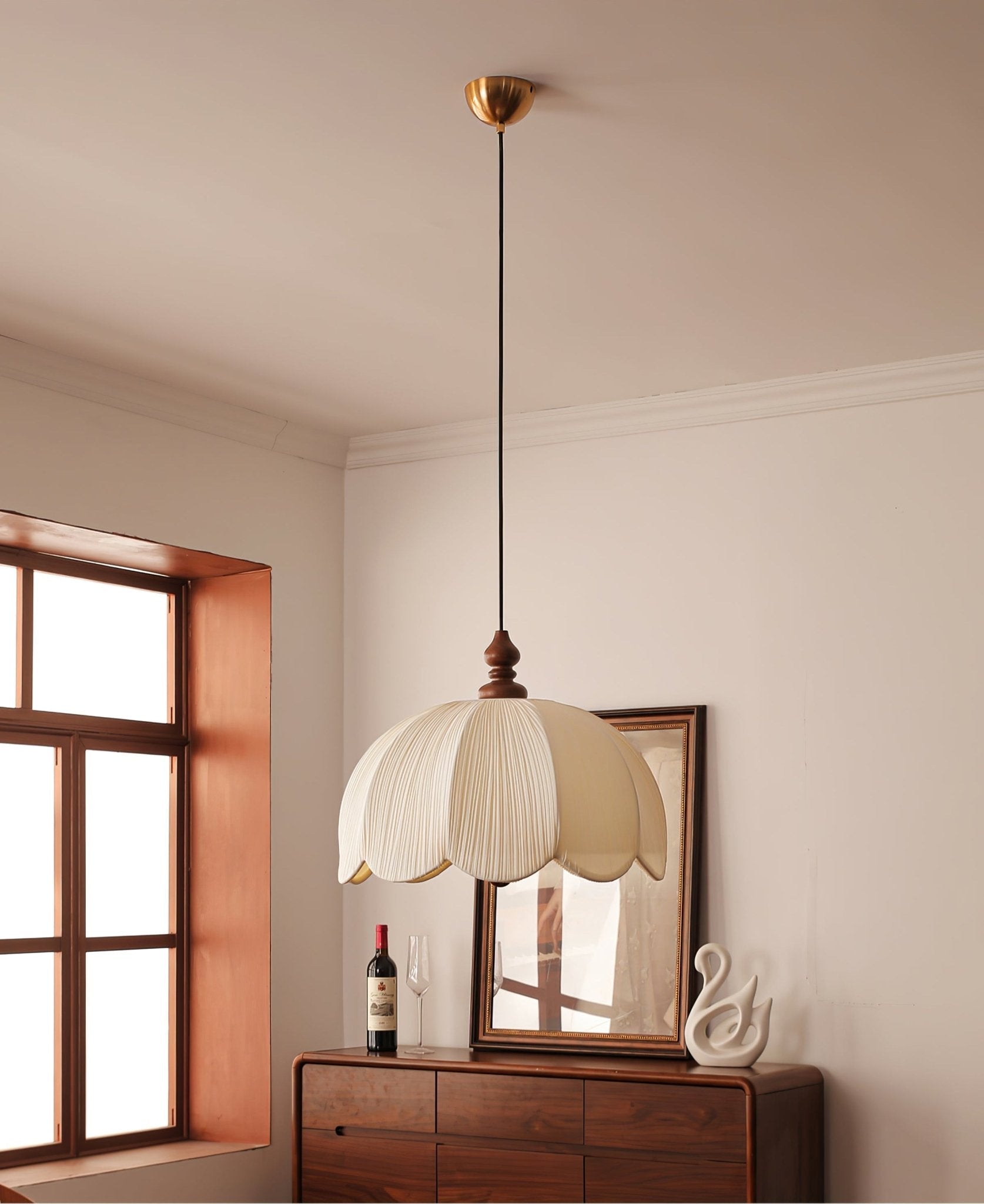 Petalora Modern Fabric Pendant Light