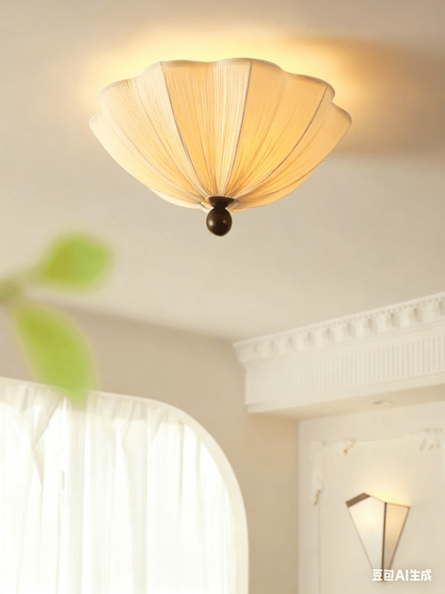 Petals Fabric Ceiling Light - Letslighting