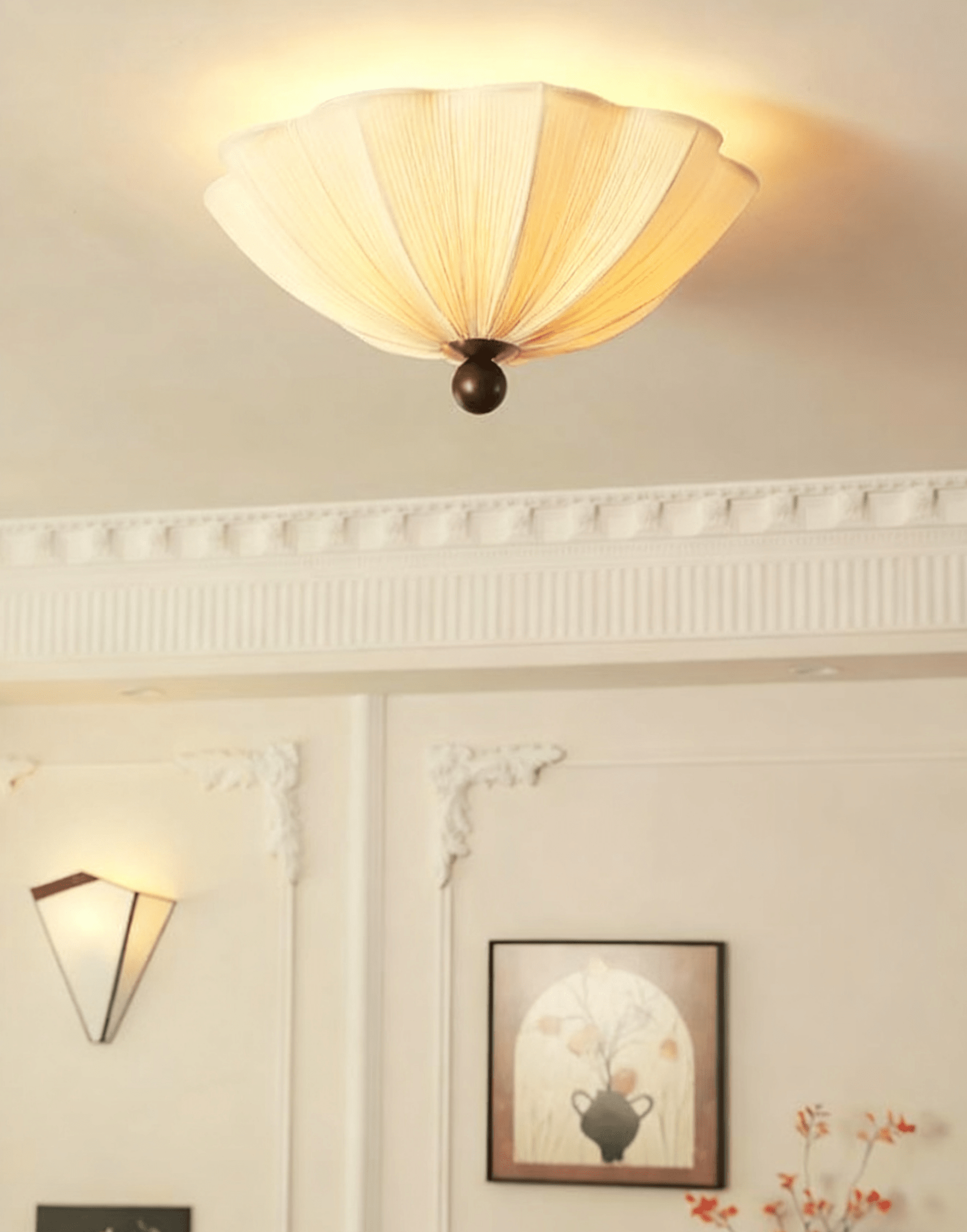 Petals Fabric Ceiling Light - Letslighting