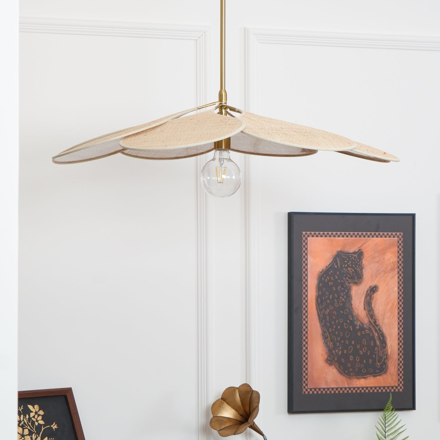 Flora Bohemian Fabric Pendant Lamp - Letslighting